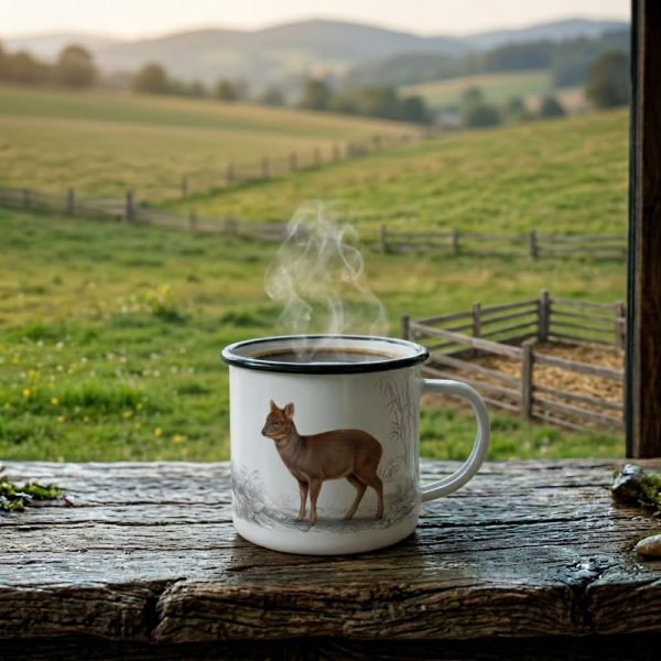Taza enlozada Pudú